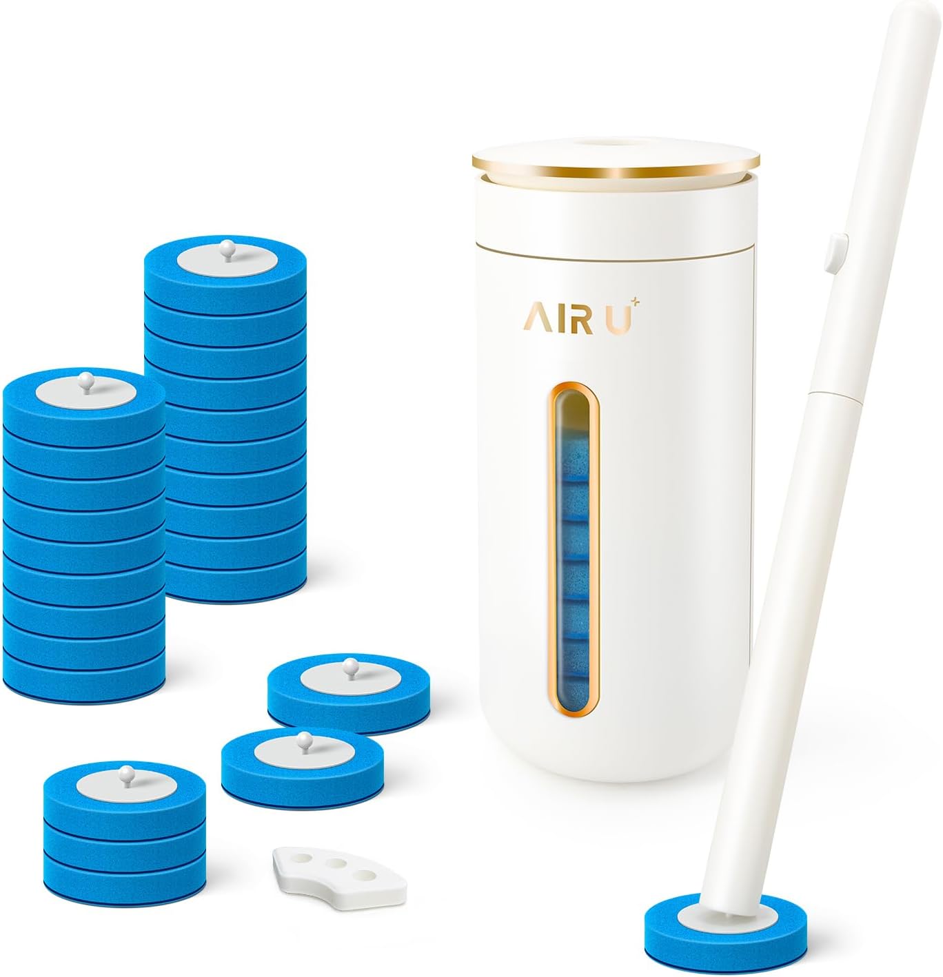 Air U Disposable Toilet Brush Set