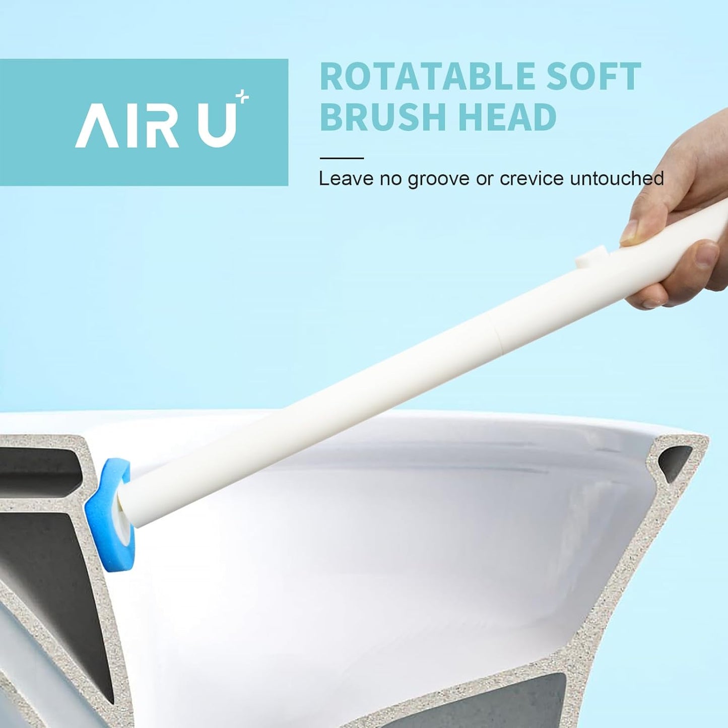Air U Disposable Toilet Brush Set