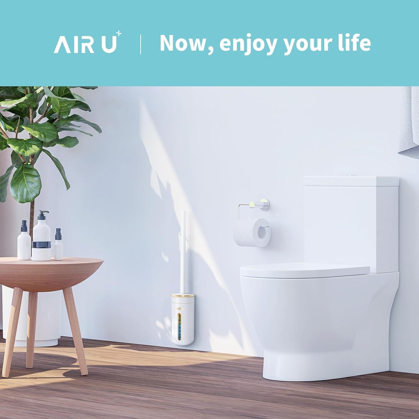 Air U Disposable Toilet Brush Set