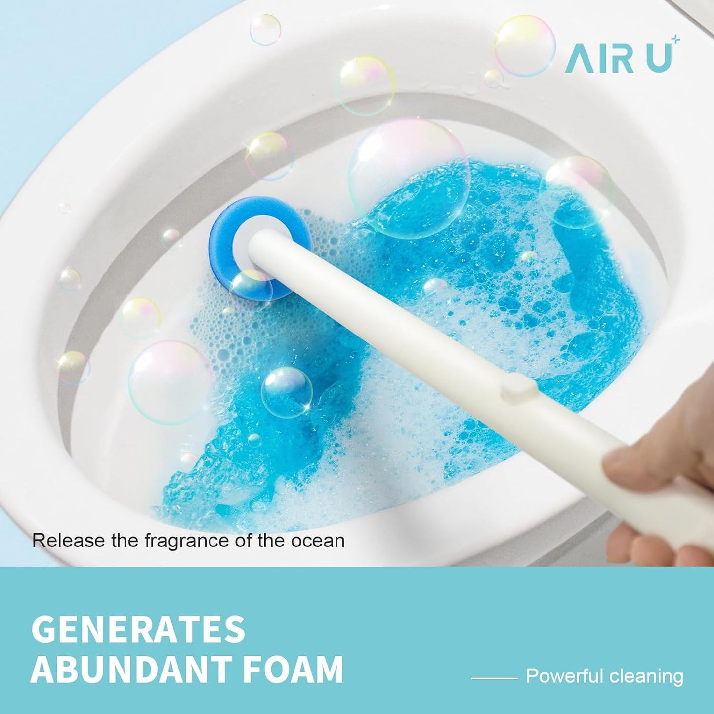 Air U Disposable Toilet Brush Set